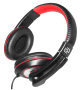 наушники с микрофоном oklick hs-l390g dragon черный/красный 1.8м мониторные (1100413) разъем 3,5мм
