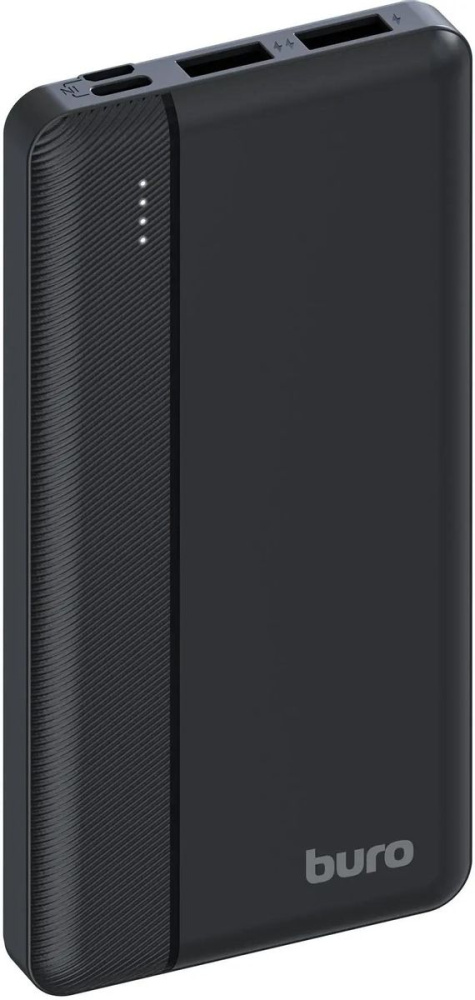 внешний аккумулятор buro bp10a 10000mah 10w 2a 2xusb-a/usb-c черный (bp10a10pbk)