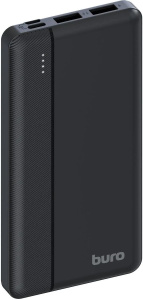 внешний аккумулятор buro bp10a 10000mah 10w 2a 2xusb-a/usb-c черный (bp10a10pbk)