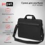 сумка для ноутбука 15"  pc pet hq classic черный полиэстер pcp-1002bk