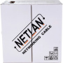 кабель netlan (ec-uu004-5epvc-gy)  24awg, 305m медь (жила 0.48) 4 пары, кат.5e (класс d), 100мгц, од