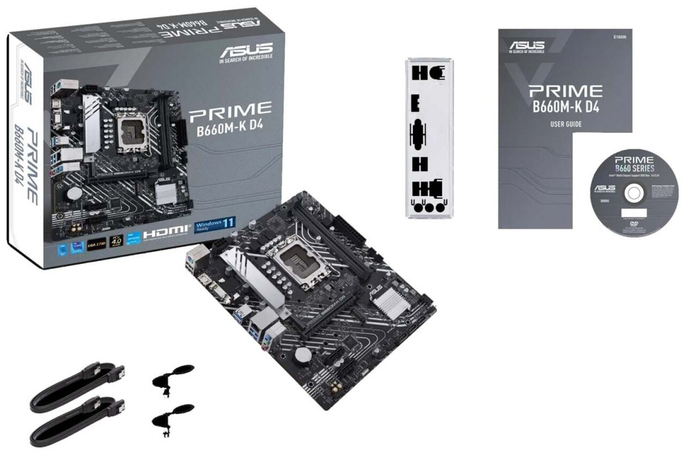 материнская плата asus prime b660m-k d4 ddr4