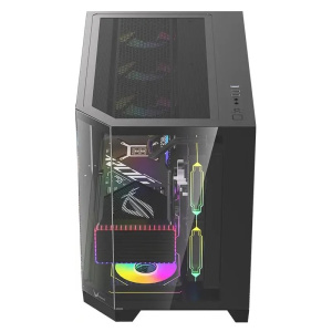 корпус formula crystal z6m floe черный без бп matx 4x120mm 2xusb3.0 audio bott 3 вентилятора в компл