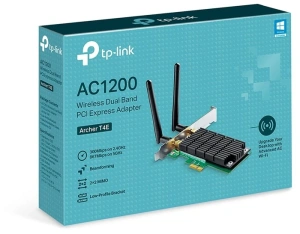 wi-fi адаптер tp-link archer t4e ac1200 двухдиапазонный беспроводной внутренний pci express