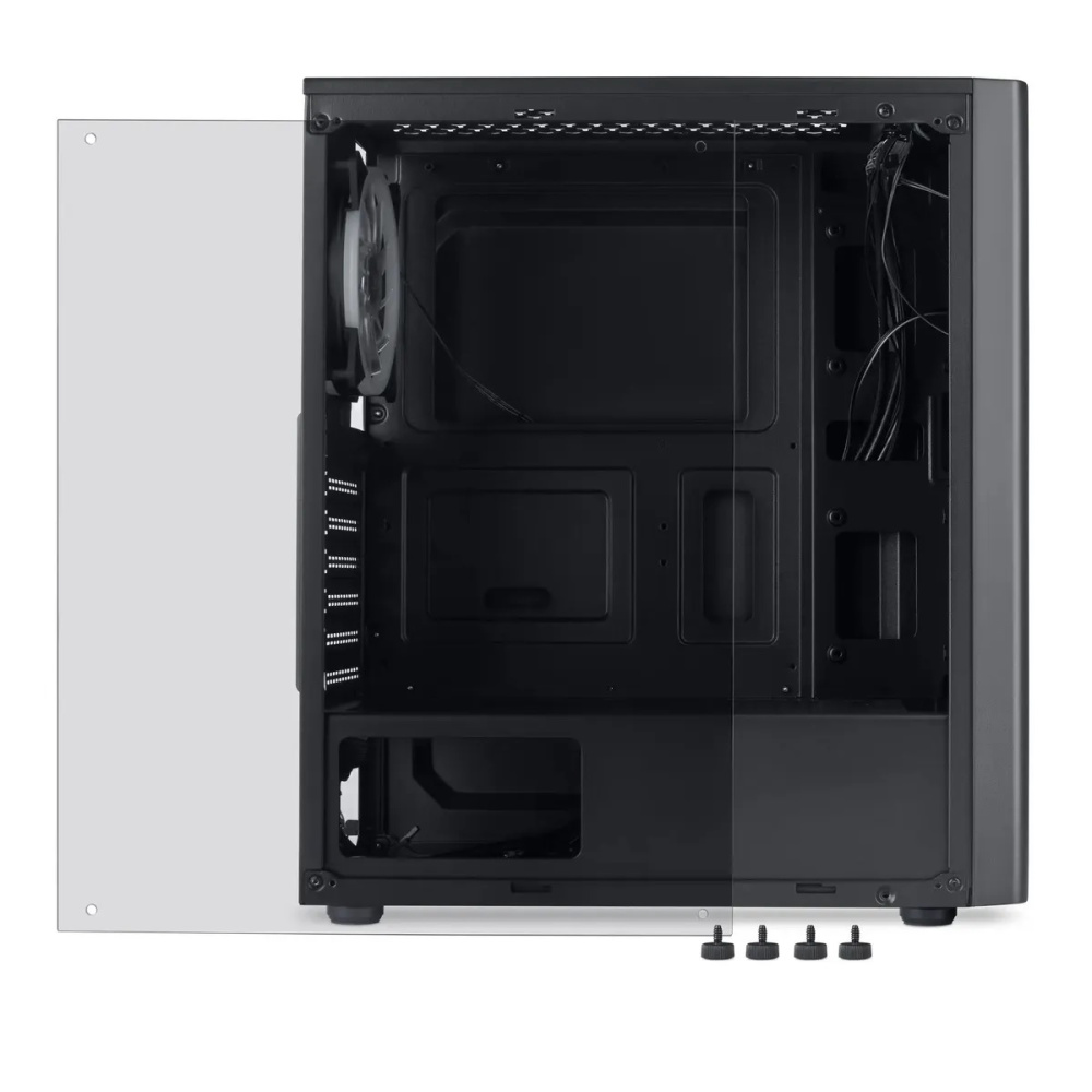 корпус gmng ogc-g120 черный без бп atx