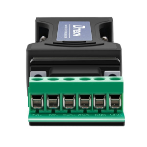 беспаечный 9-контактный разъем com с rs232 на rs485/422 dtech dt-9003+dt-cb2006 rs232 молниезащитный