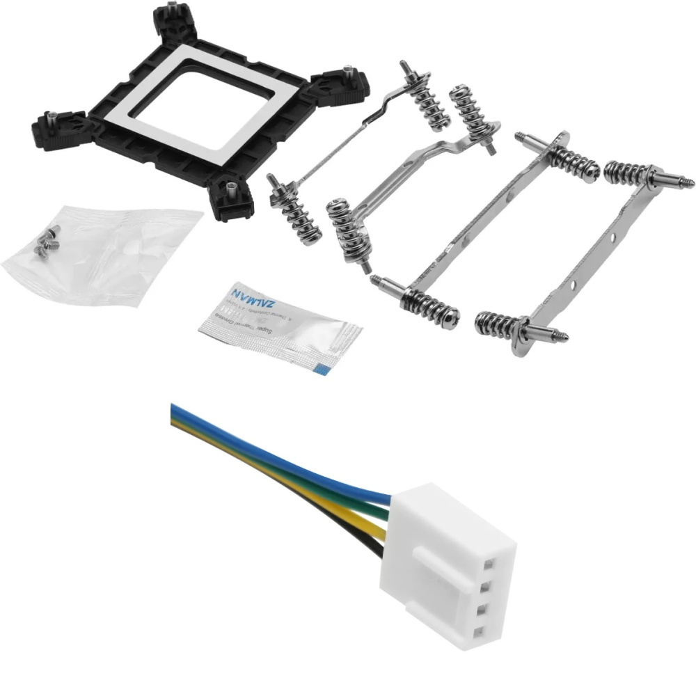 кулер zalman cnps9x optima rgb soc-am5 am4 1151 1200 1700 черный 4-pin 16-26d 180w