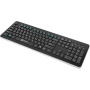 клавиатура oklick 870s черный usb беспроводная slim multimedia 368218