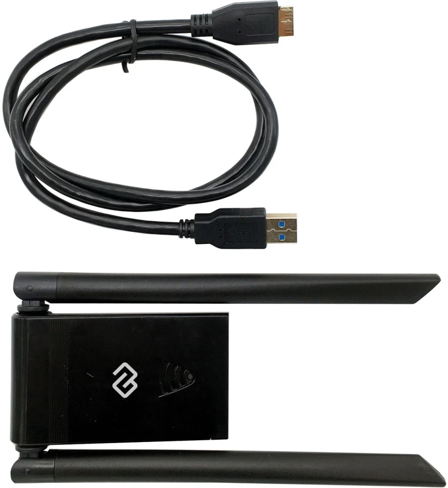 wi-fi адаптер digma dwa-ac13002e ac1300 usb 3.0  2 внешние антенны