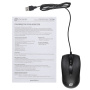 мышка oklick 325m черный оптическая (1000dpi) usb (2but)