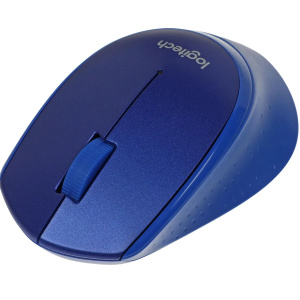 беспроводная мышка logitech m330 silent plus blue 910-004925 бесшумный клик