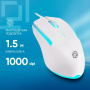мышка oklick 245m белый оптич. 1000dpi usb 3but (471480)