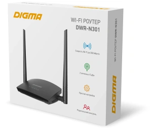 wi-fi роутер digma dwr-n301 n300