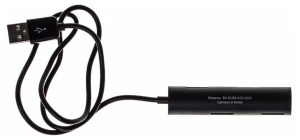 4 портовый хаб buro bu-hub4-0.5r-u2.0  4порт. черный