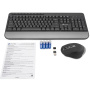 беспроводная клавиатура и мышь oklick s290w клав:черный мышь:черный usb multimedia (351701)