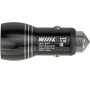 автомобильное зарядное устройство wiiix ucc-2-17b 12w 2.4a+1a 2xusb универсальное черный