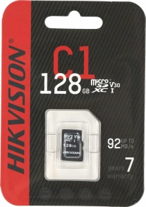 память micro sdhc 128gb hikvision c1 memory card hs-tf-c1(std)/128g/zaz01x00/od 