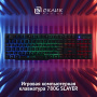 клавиатура oklick 780g slayer черный usb for gamer led 412899