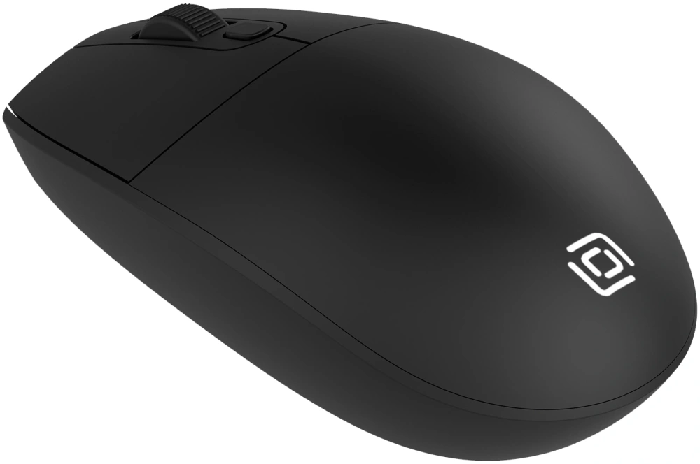 беспроводная мышка оклик 201mw черный оптич. 1600dpi usb 4but (2070318)