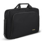 сумка для ноутбука 15" exegate office f1596 black, черная, полиэстер, для ноутбуков до 15.6" 
