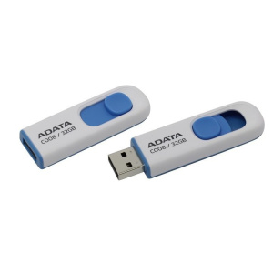 флешка usb 32гб adata с008 32gb usb 2.0  синяя