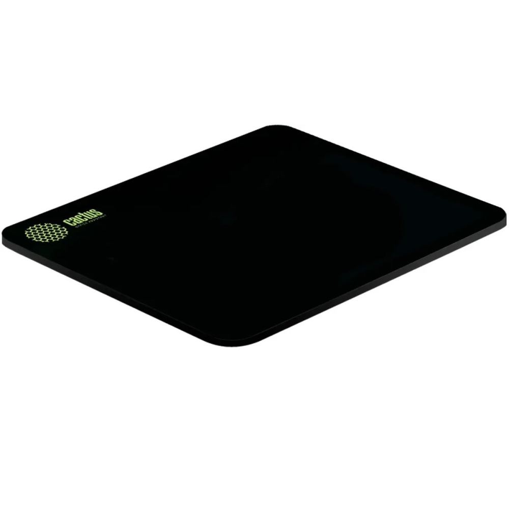 коврик cactus black черный 220x180x2мм (cs-mpc-p01xs)