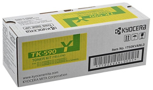 картридж tk-590y target tk-590y для kyocera fs-c5250dn fs-c2026mfp fs-c2026mfp+ fs-c2126mfp fs-c2126