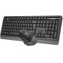 беспроводная клавиатура и мышь a4tech fstyler fgs1035q черный/серый бесшумная usb