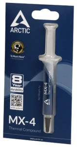 термопаста arctic mx-4 (2г, шприц) 2019 edition 8,5 вт/мк (actcp00007b) (701631)