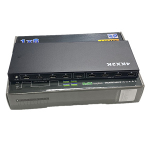 разветвитель hdmi 1=8  активный сплиттер, поддержка 2к и 4k сигнала