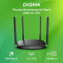 wi-fi роутер digma dwr-ac1201 двухдиапазонный гигабитный