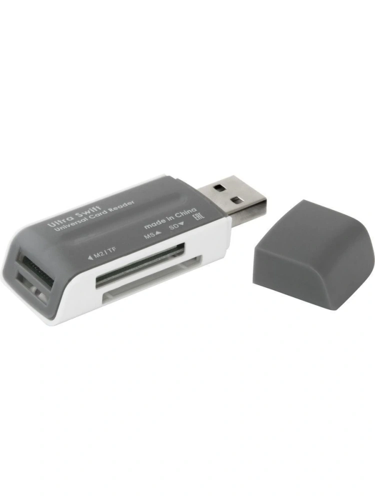 картридер usb2.0 ultra swift usb 2.0, 4 слота defender