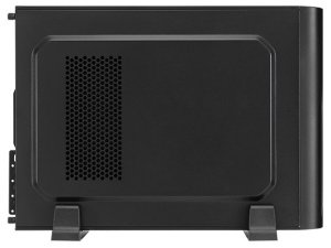 корпус aerocool cs-101 black , slim desktop, matx/mini-itx, 2x usb 3.0, 400вт sfx