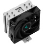 кулер deepcool ag400 soc-am5/am4/1200/1700/1851 серебристый/черный 4-pin 18-31.6db al+cu 220w 614gr 