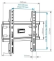 кронштейн arm media plasma-5 black