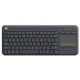 клавиатура беспроводная  logitech wireless touch keyboard k400 plus dark 920-007147