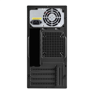 корпус minitower exegate baa-308m-aaa400 (matx, бп aaa400 с вент. 8см, 2*usb, hd audio, черный)