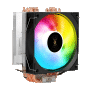 кулер exegate wizard exx600-pwm.argb (al+cu, 6 тепл.трубки, lga1954/1851/1700/1200/115x/am5/am4, tdp