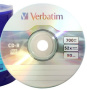 диск cd-r 700mb 52x  1 шт. verbatim в конверте