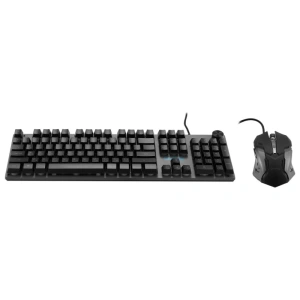 клавиатура и мышь oklick 500gm с подсветкой usb multimedia led (1546797)