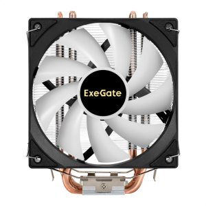 кулер exegate wizard exx600-pwm.argb (al+cu, 6 тепл.трубки, lga1954/1851/1700/1200/115x/am5/am4, tdp
