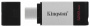 флешка usb 128гб kingston dt80/128gb usb3.0 черный type-c