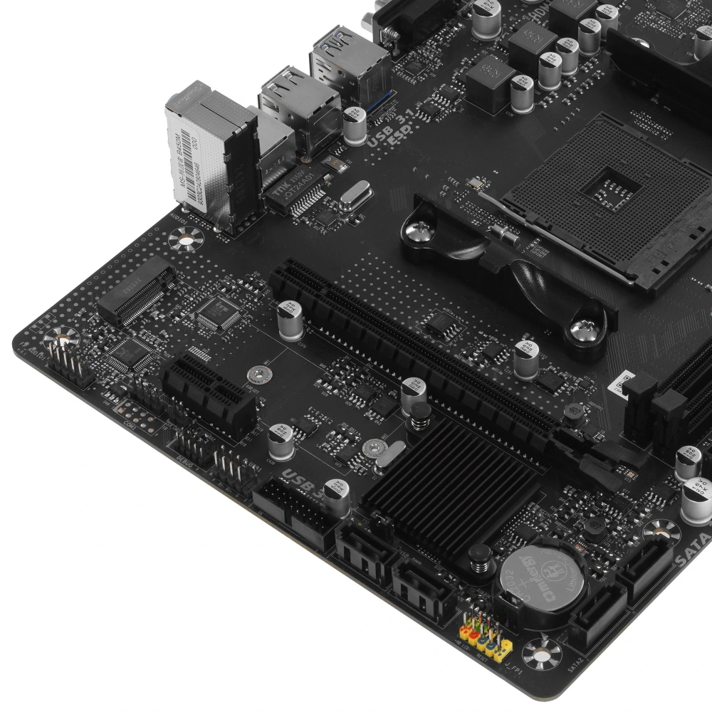 материнская плата maxsun ms-challenger b450m am4, b450, 2xddr4, 1*pciex16, 1*pciex1, 1*m.2, 4*usb3.2